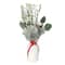 16.25" Snowy Greenery & White Berry Arrangement in White Ceramic Vase by Ashland®